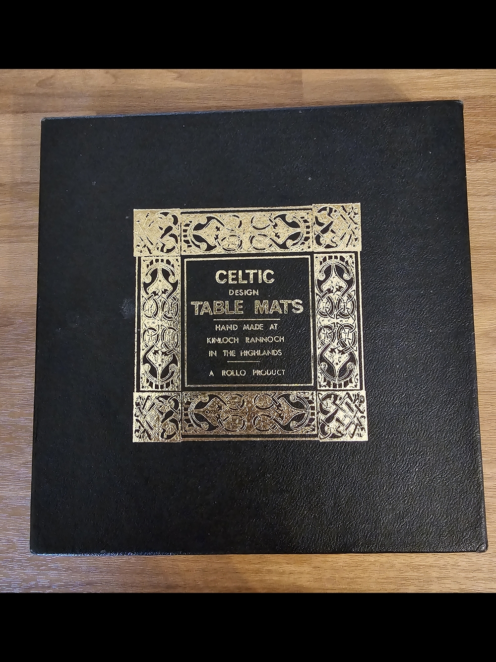 Vintage celtic small table mats/coasters